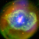 Illustration for article titled Born-Again Planetary Nebula Keeps Reacting After It Dies